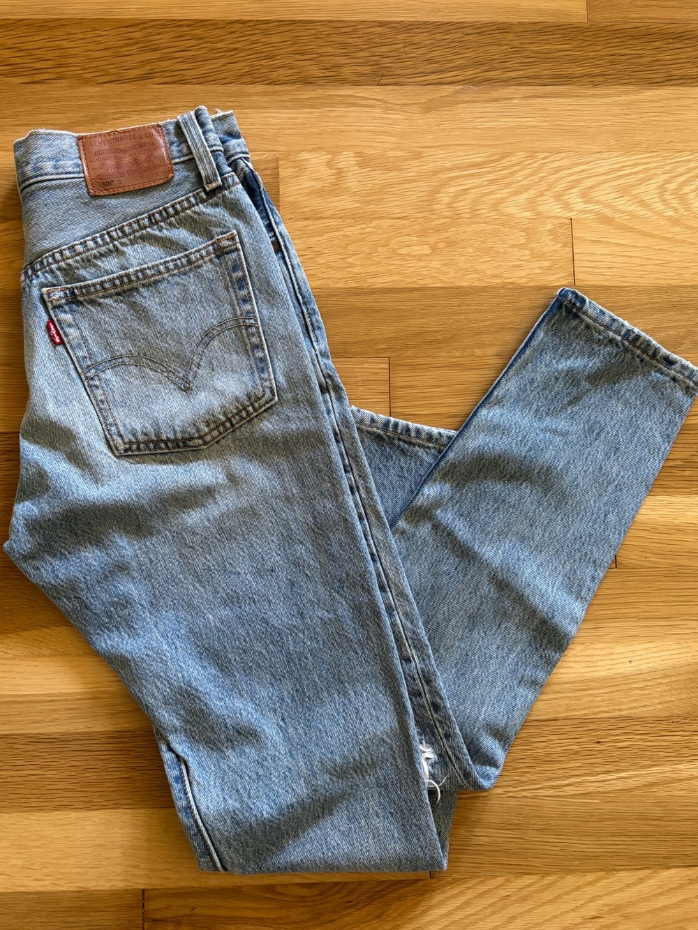 Levi's 501 Skinny - Light Wash - Size 25